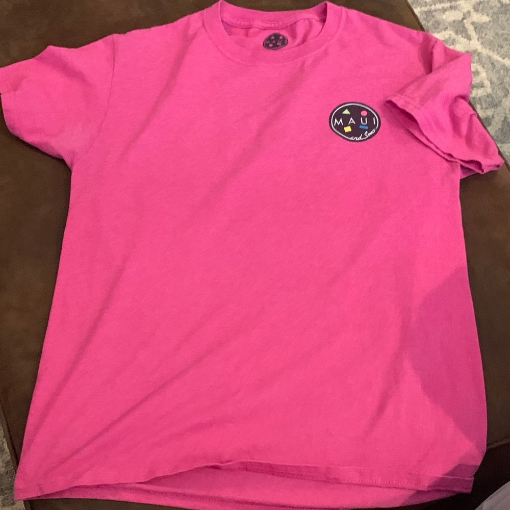 Maui Bright Pink Short Sleeve Tee